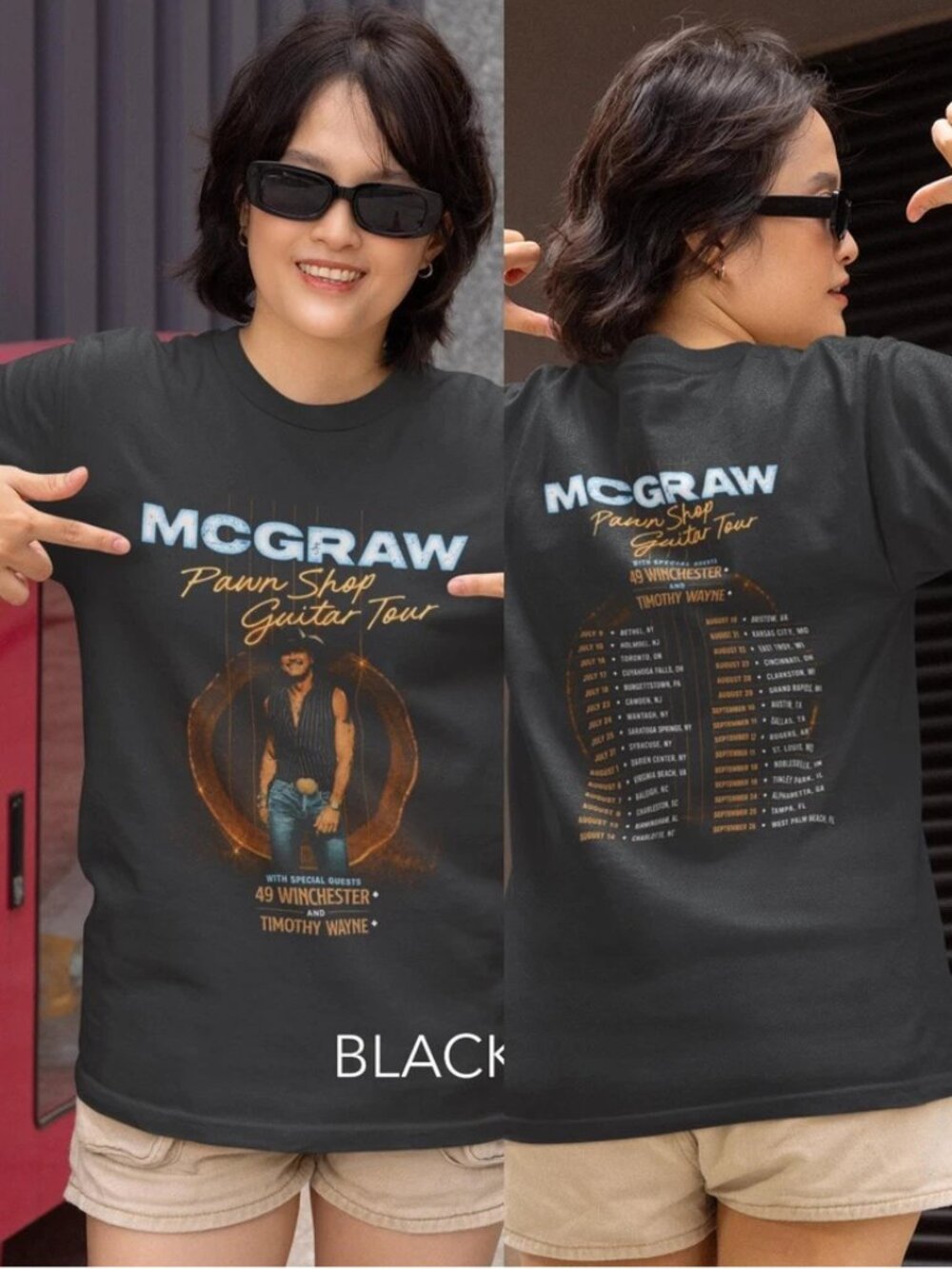 Tim McGraw Pawn Shop Tour Dates 2026 Country Concert T-Shirt